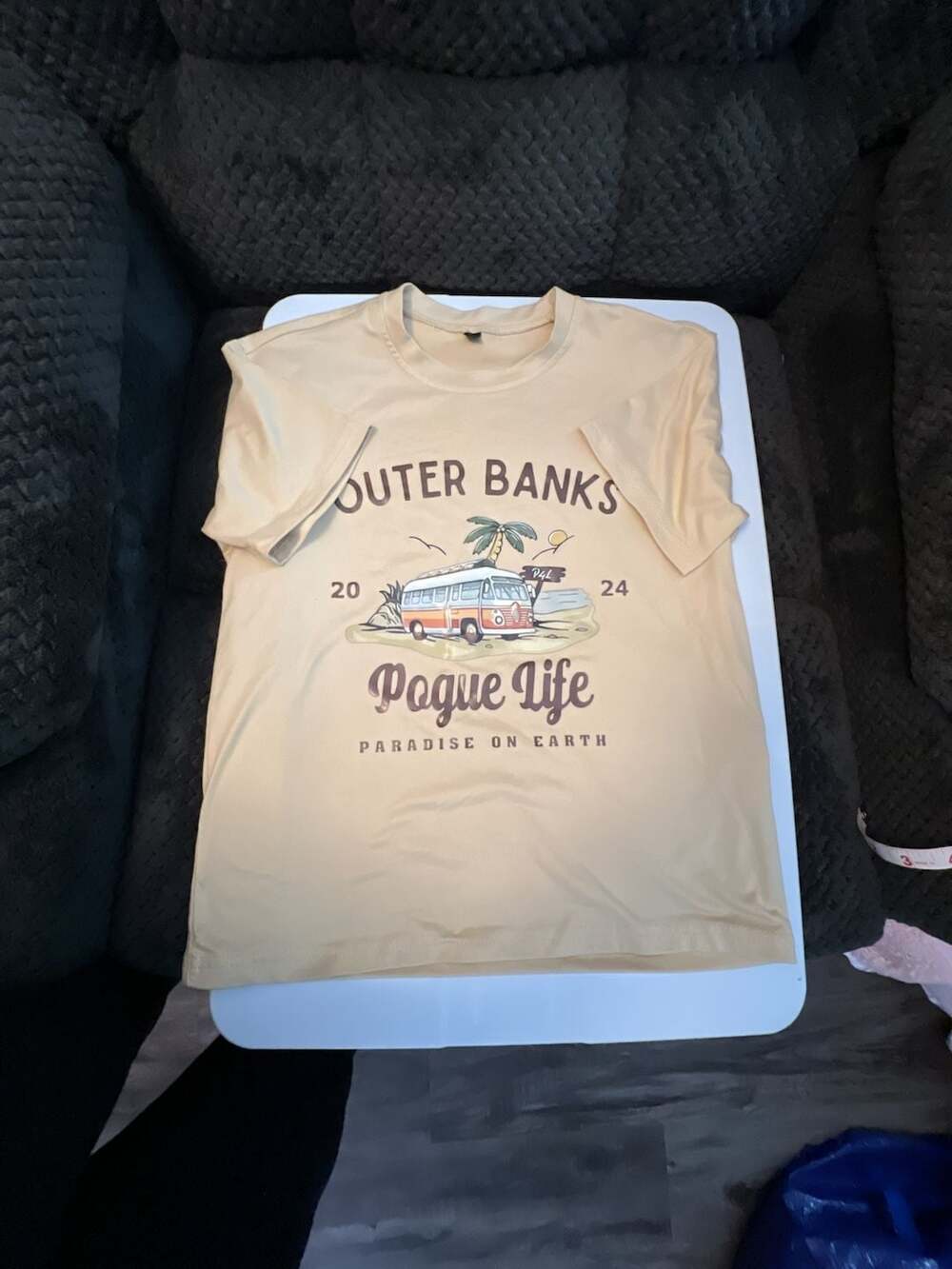 Outer Banks Pogue Life Graphic T-Shirt Beige